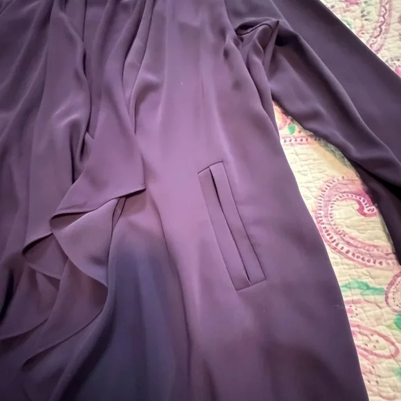 Chic Long Purple Blazer 3x - Picture 3 of 13